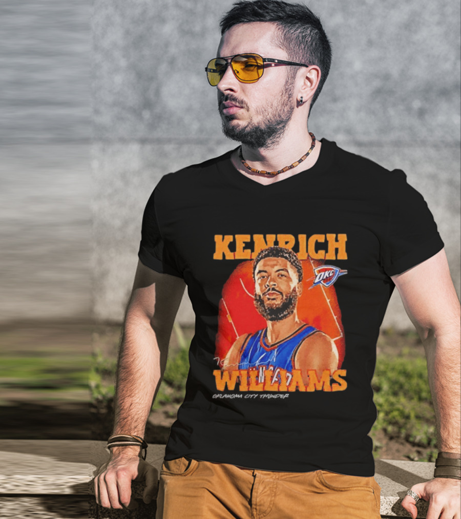 Kenrich Williams Oklahoma City Thunder OKC Basketball Player T-Shirt