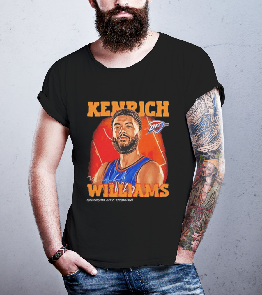 Kenrich Williams Oklahoma City Thunder OKC Basketball Player T-Shirt