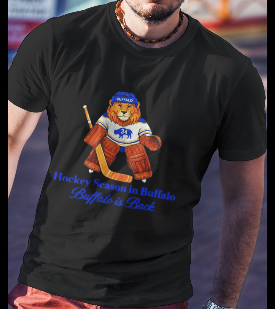 Hockey Season Buffalo Sabres Lion Alex Lyon T-Shirt