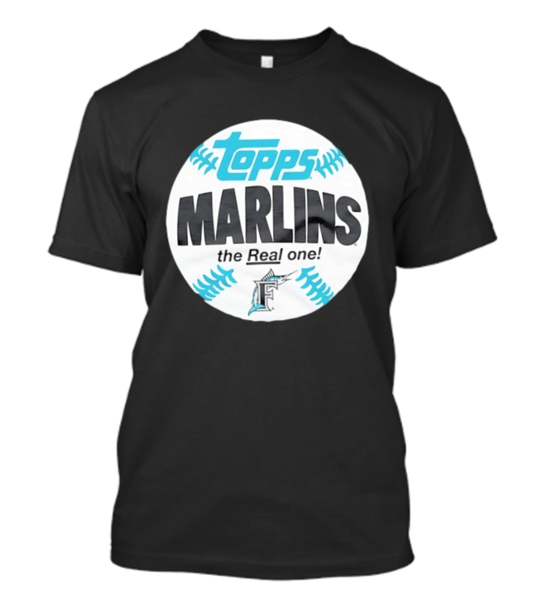 Topps Marlins The Real One MLB Miami T-Shirt