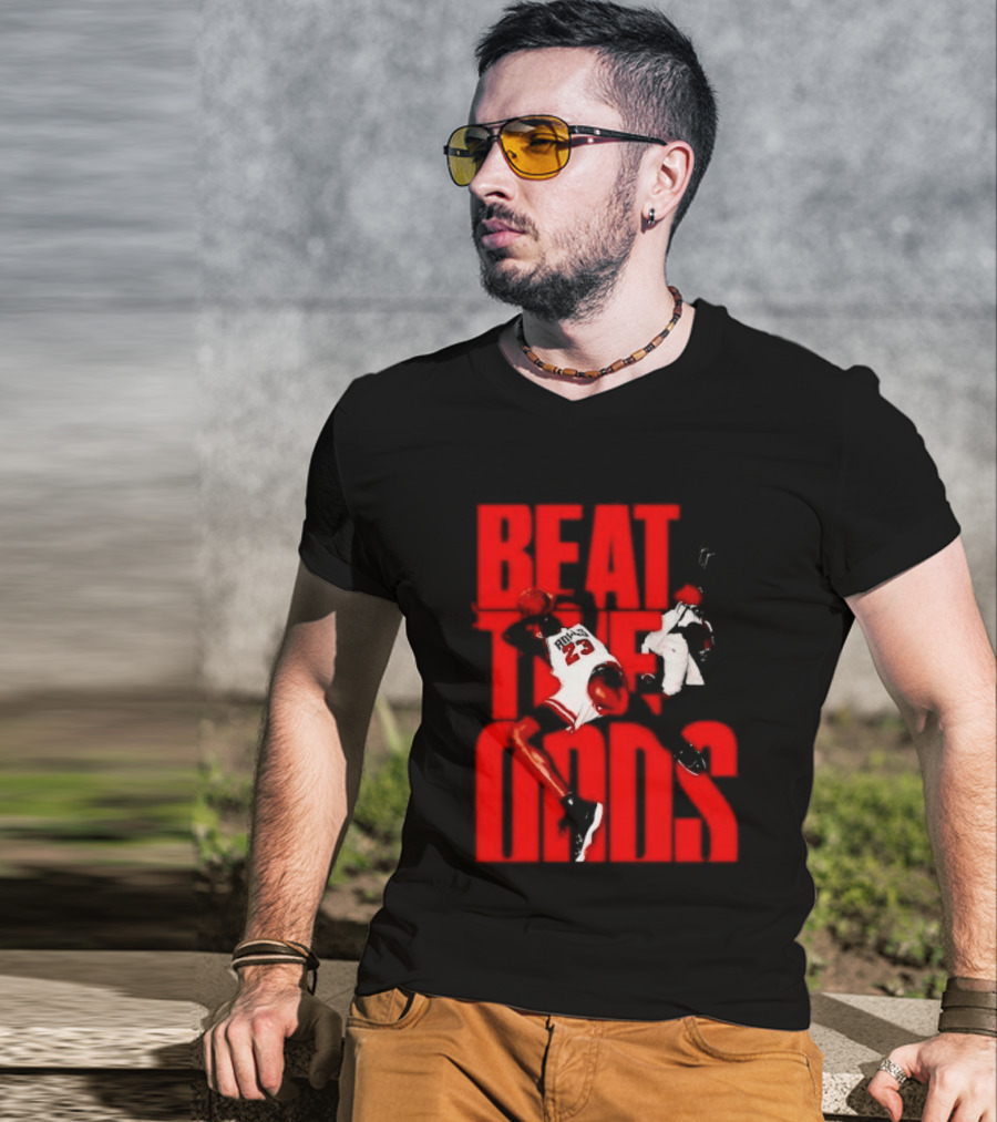 Beat The Odds Michael Jordan 23 Chicago Bulls T-Shirt