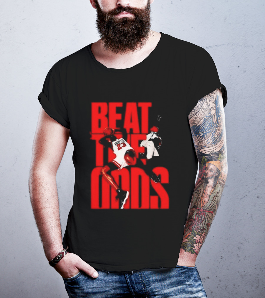 Beat The Odds Michael Jordan 23 Chicago Bulls T-Shirt