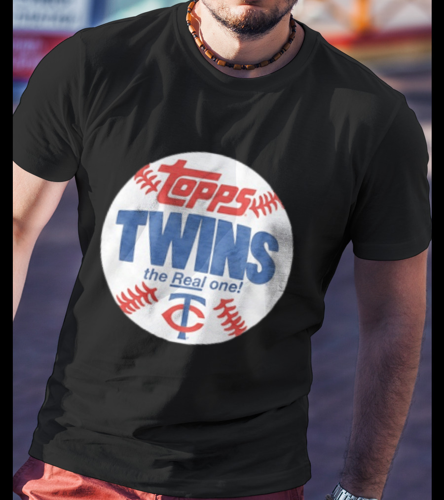 Minnesota Twins Topps The Real One Baseball Collection T-Shirt