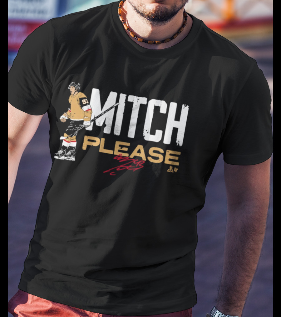 Mitch Please Hockey Graphic With Player T-Shirt