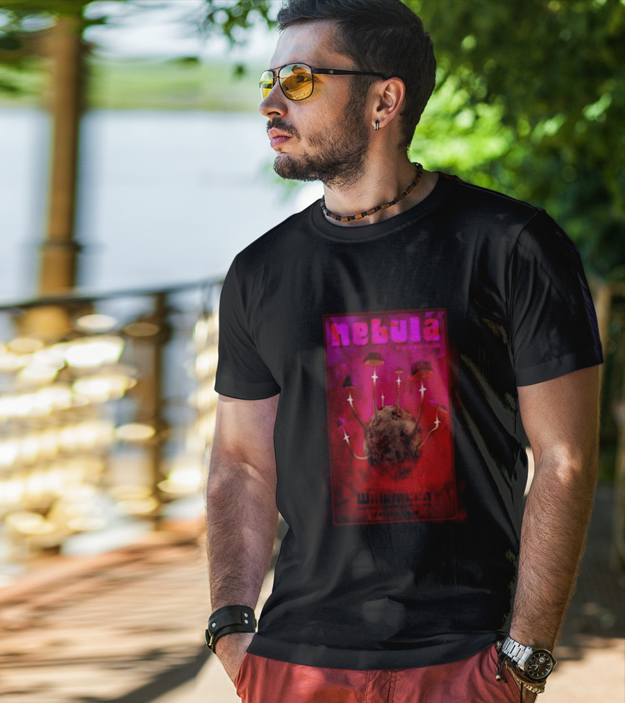 Nebula Willemeen Arnhem Netherlands May 30 2026 Surreal Mushrooms T-Shirt
