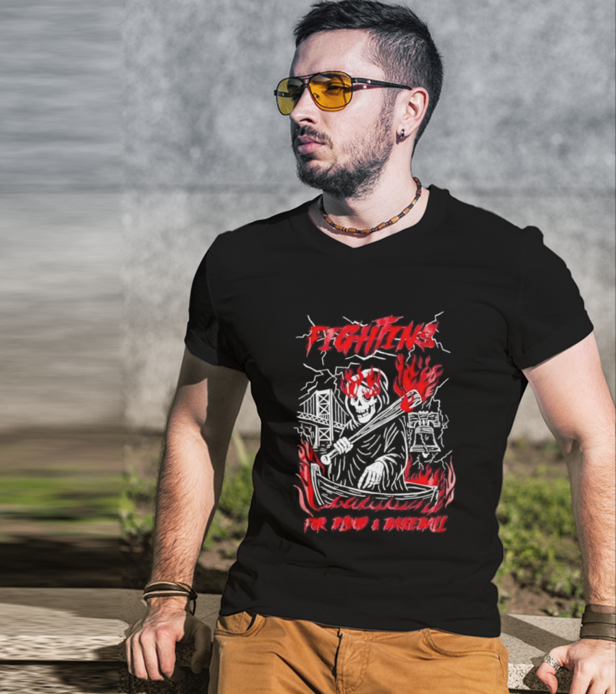 Philadelphia Phillies Fightin' For Blood And Baseball T-Shirt