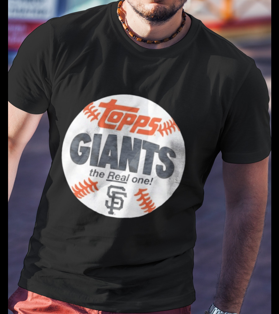 Topps Giants The Real One SF Baseball Collaboration T-Shirt