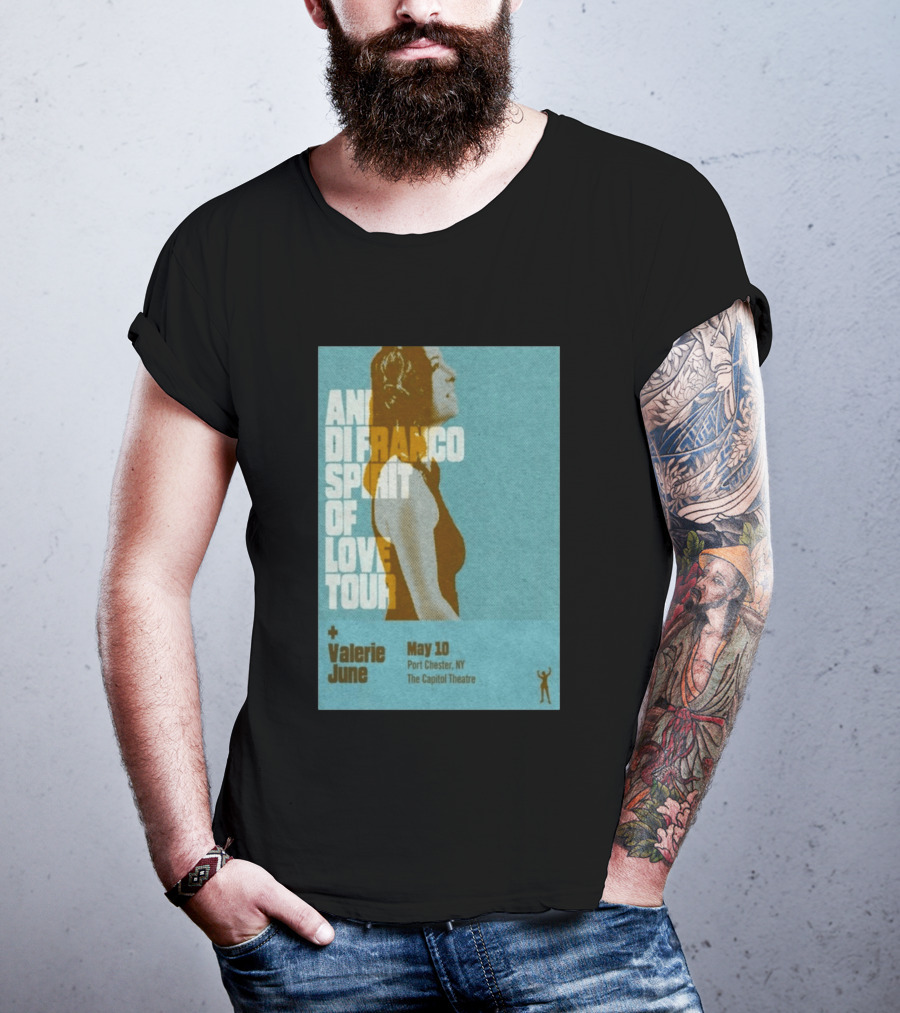 Ani DiFranco Spirit Of Love Tour May 10 Port Chester NY The Capitol Theatre Valerie June T-Shirt