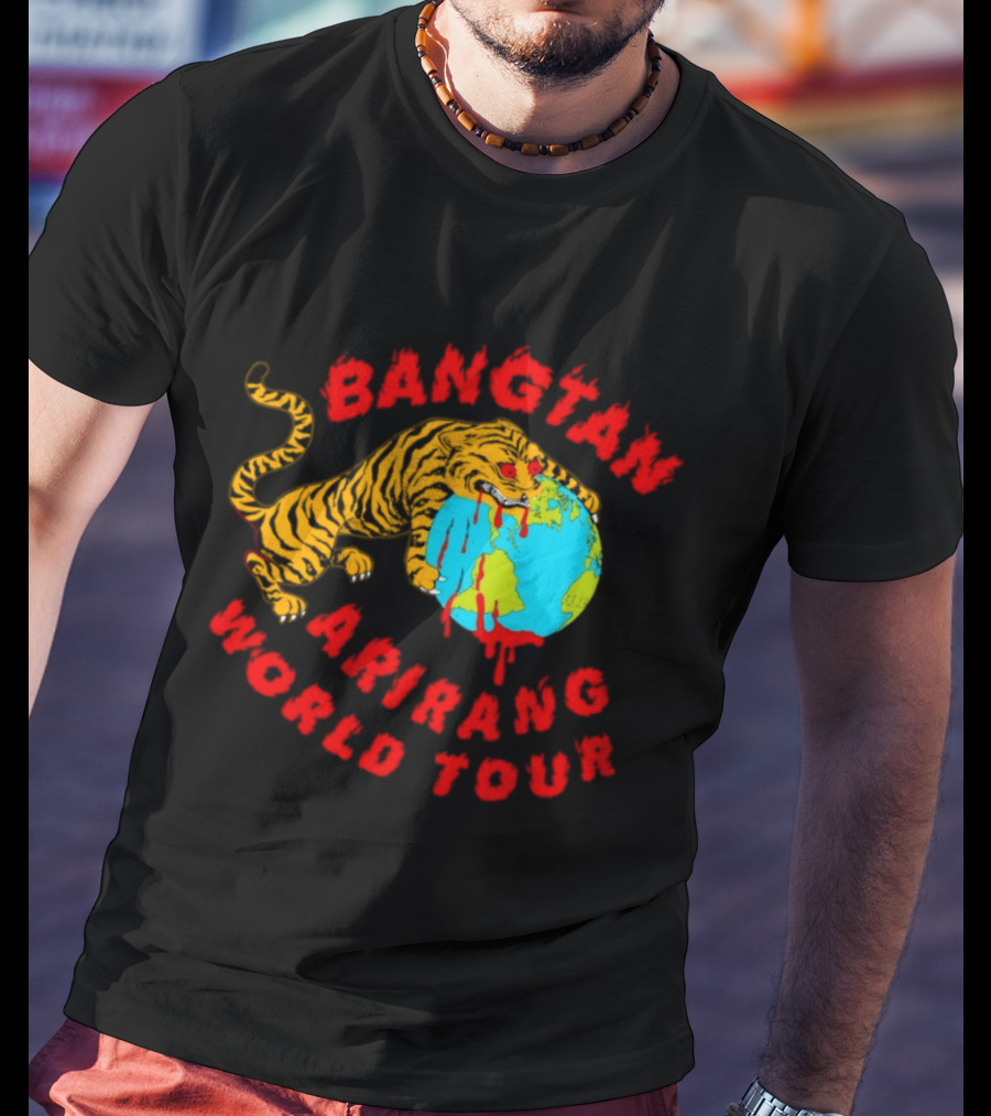 Bangtan Arirang World Tour Tiger Earth T-Shirt