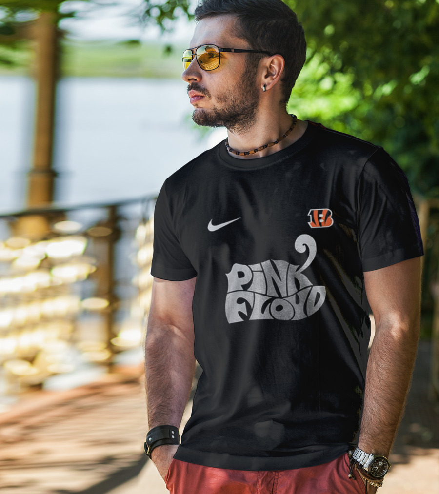 Nike Pink Floyd Cincinnati Bengals JB T-Shirt