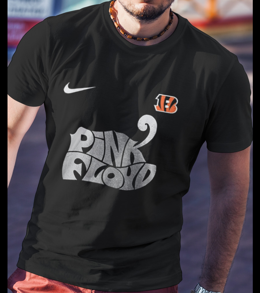 Nike Pink Floyd Cincinnati Bengals JB T-Shirt