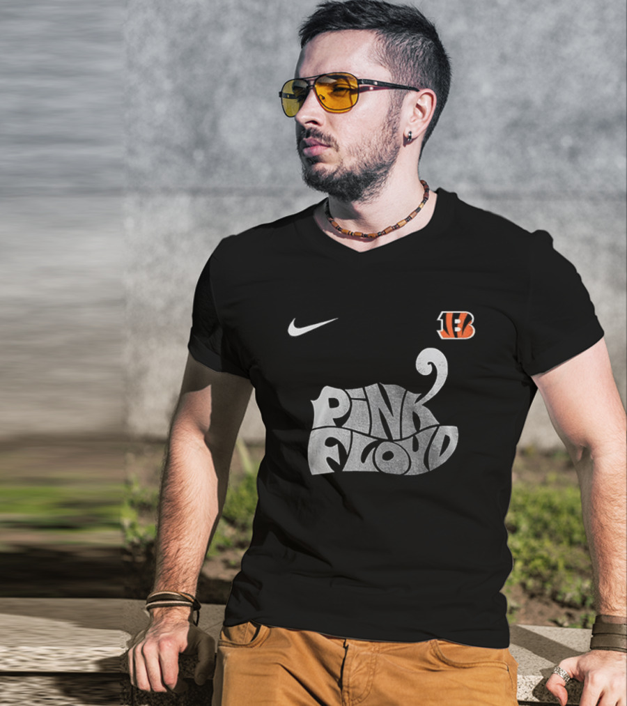 Nike Pink Floyd Cincinnati Bengals JB T-Shirt