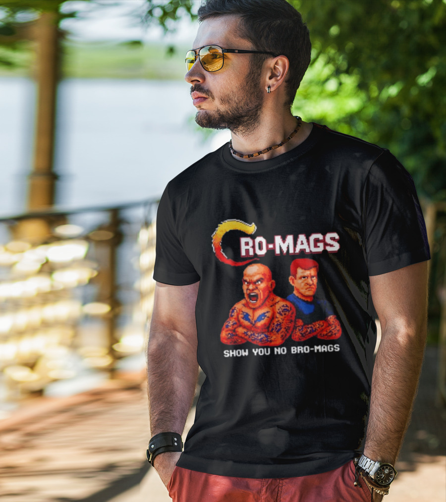 Cro Mags Show You No Bro Mags Cartoon Tattoo Characters T-Shirt