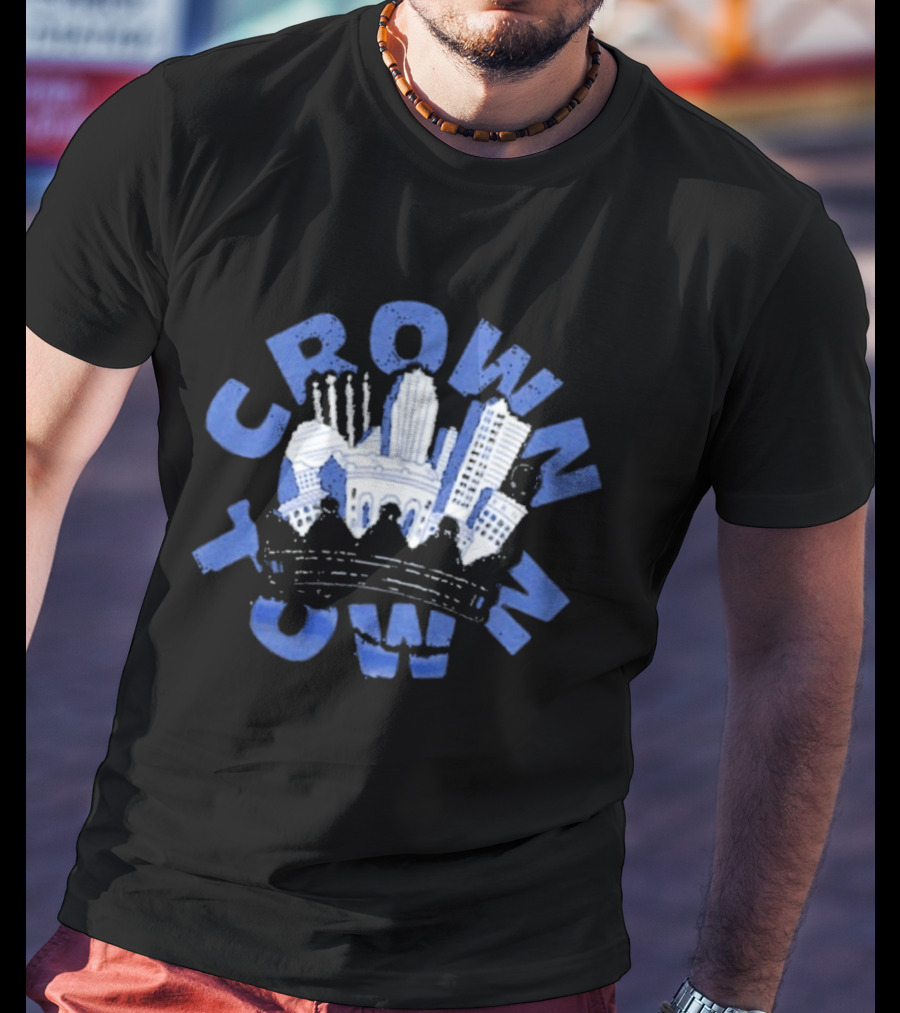 Crown Town Cityscape Skyline Buildings T-Shirt
