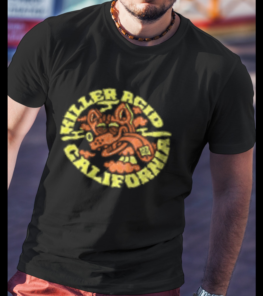 Killer Acid California Dog Daze Trippy Psychedelic T-Shirt