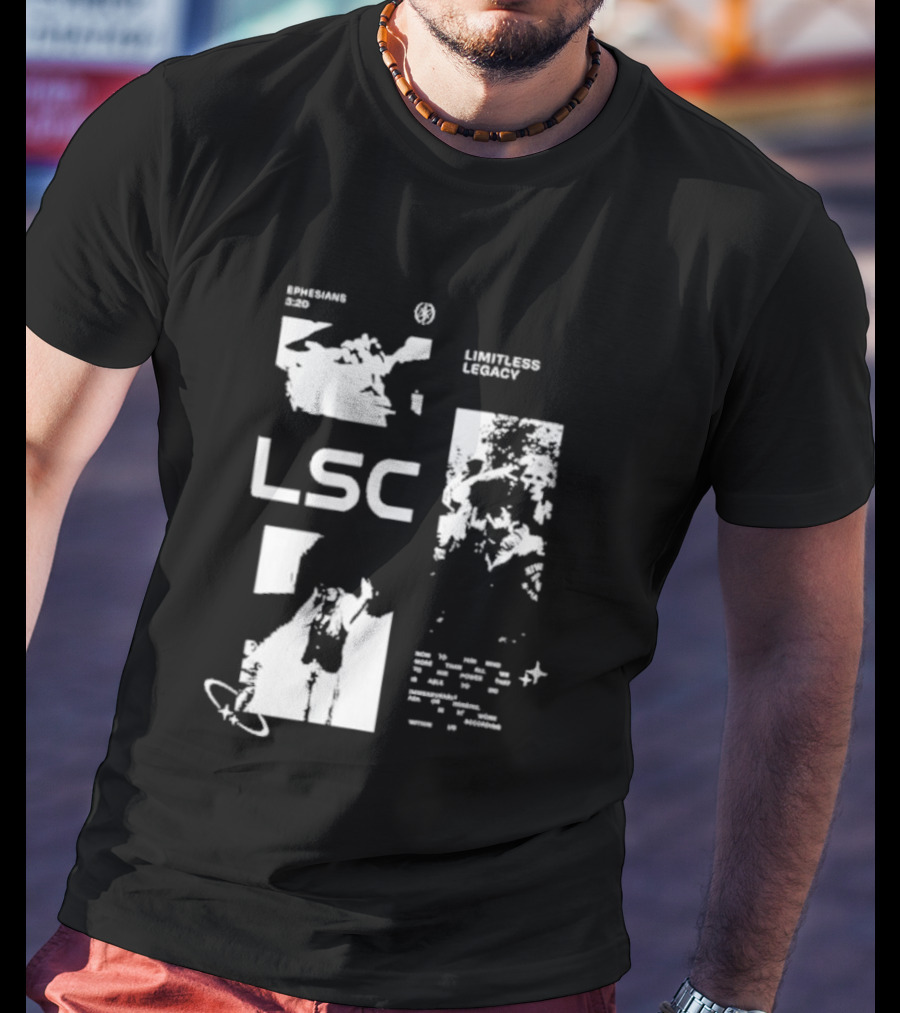 Legacy Church LSC Limitless Legacy Map Motif T-Shirt