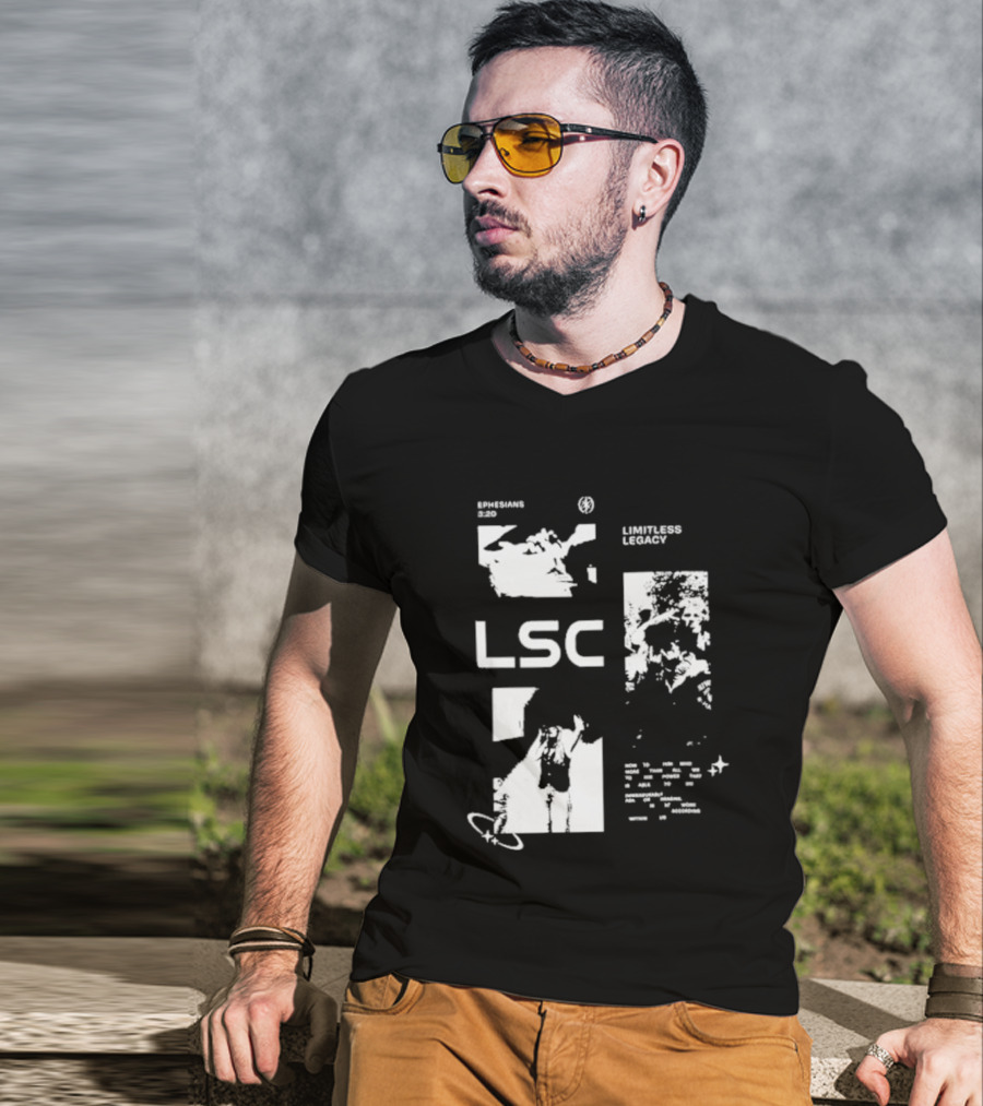 Legacy Church LSC Limitless Legacy Map Motif T-Shirt