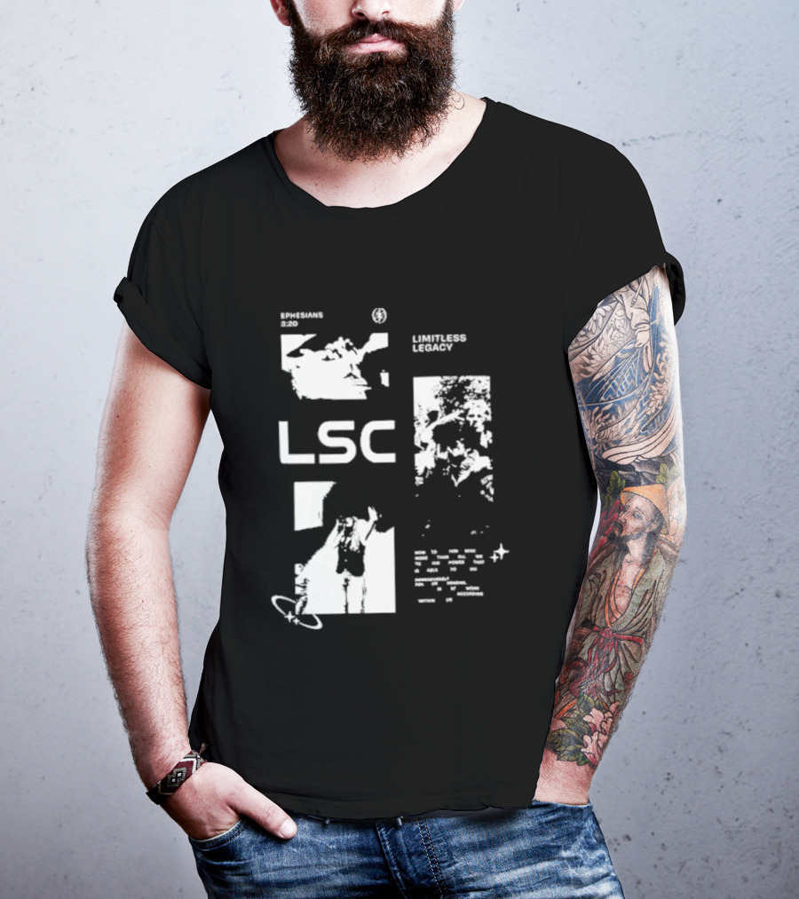 Legacy Church LSC Limitless Legacy Map Motif T-Shirt