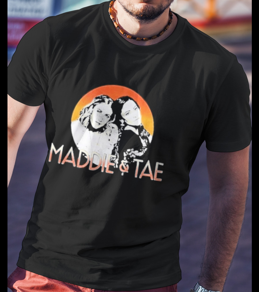 Maddie & Tae Country Music Duo Orange Arch T-Shirt