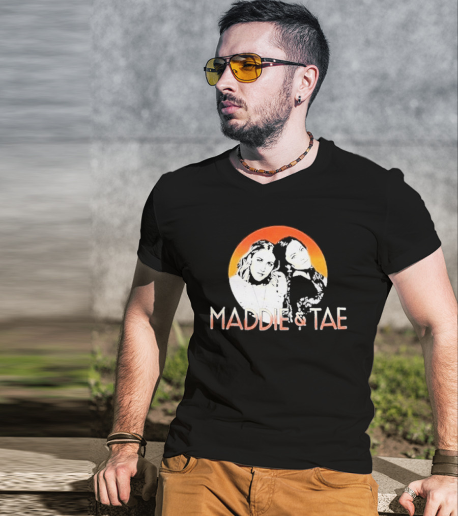 Maddie & Tae Country Music Duo Orange Arch T-Shirt