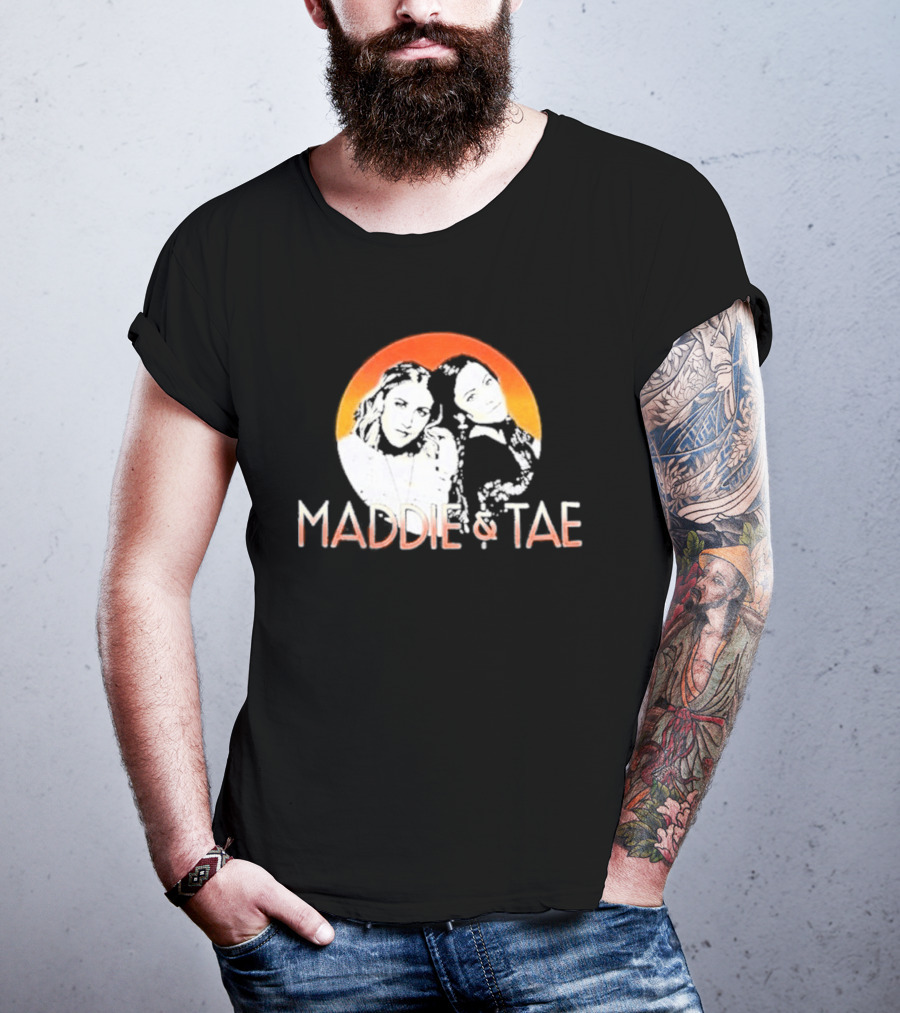 Maddie & Tae Country Music Duo Orange Arch T-Shirt