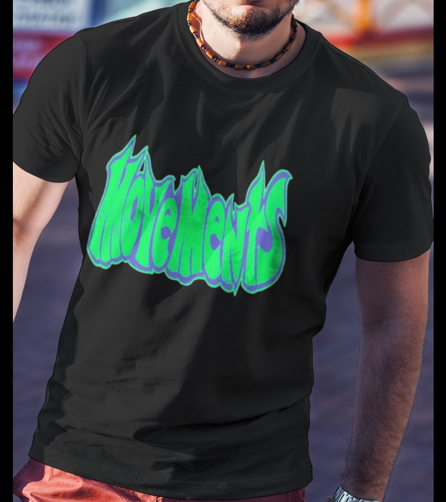 Movements Back In My Ways Neon Vaporwave Style Font T-Shirt