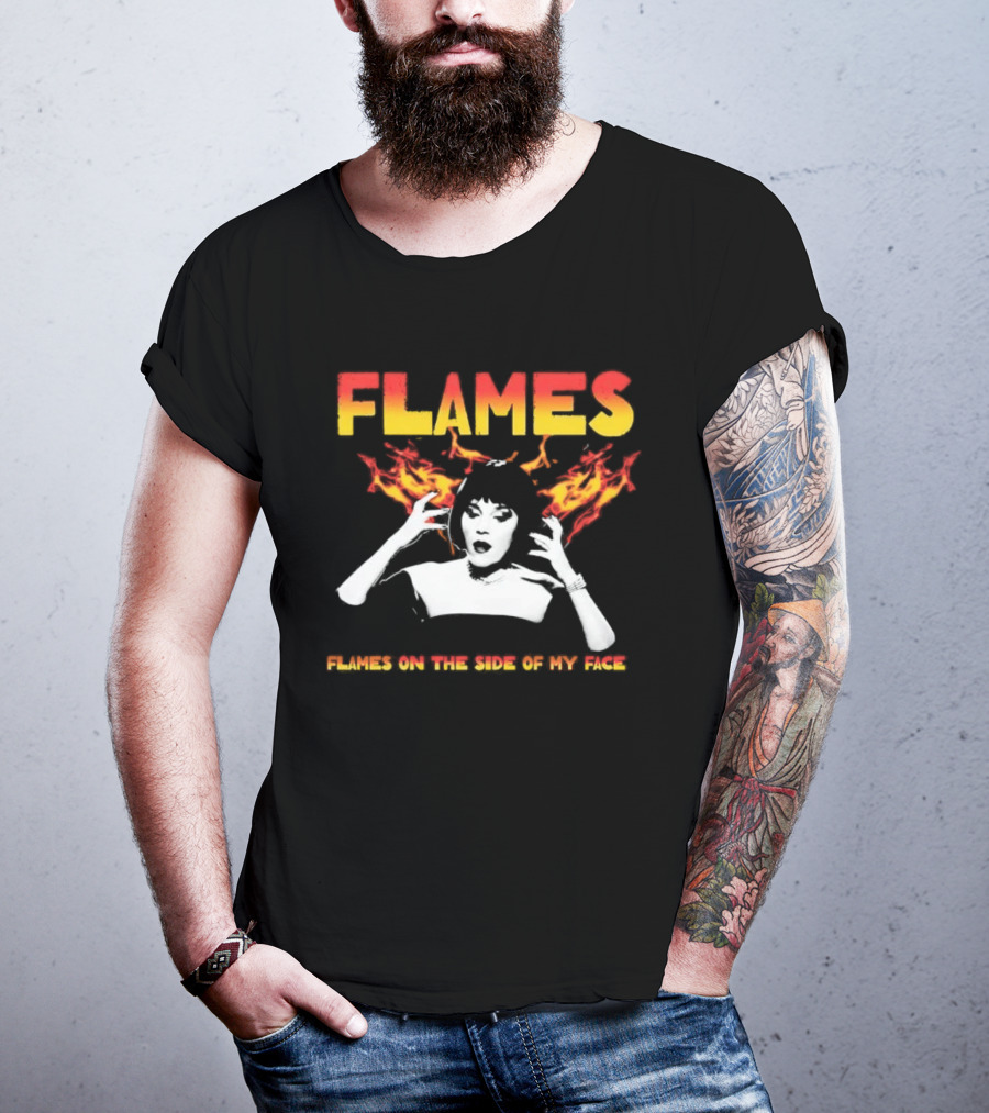 Mrs. White Flames On The Side Of My Face Clue Movie T-Shirt