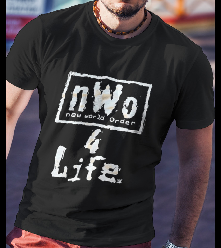 New World Order NWo 4 Life Wrestling Nostalgia Fan Favorite T-Shirt