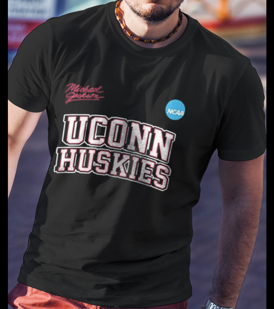 UConn Huskies NCAA M Jackson Beat Me Hate Me You Can Never Break Me T-Shirt