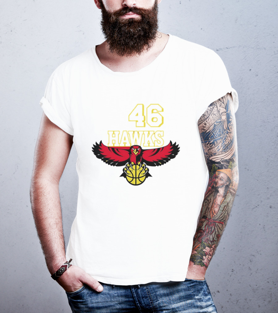 Atlanta Hawks 46 Iconic Basketball Team T-Shirt