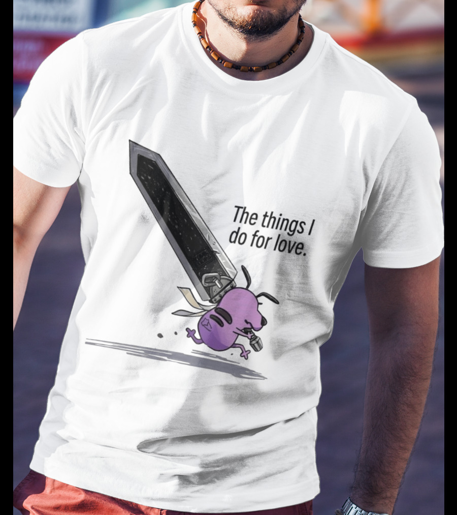 Courage The Cowardly Dog The Things I Do For Love Giant Sword Adventure T-Shirt