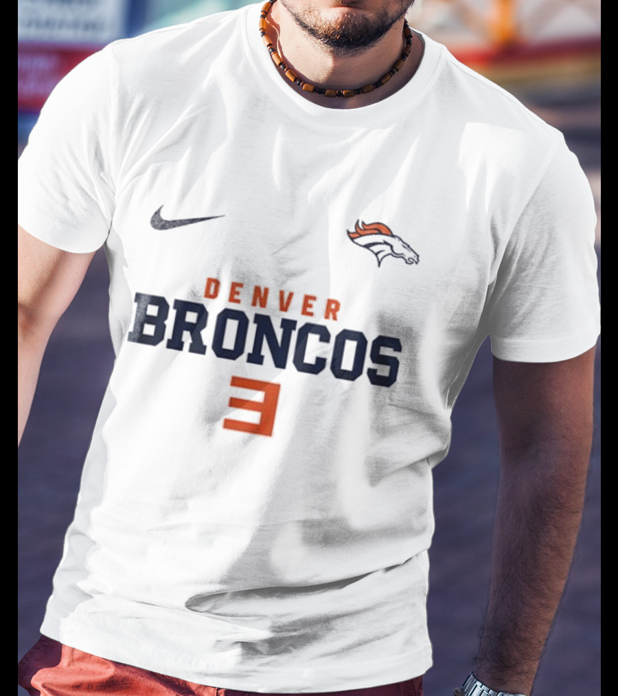 Nike Denver Broncos 3 Eminem Slim Shady Mask T-Shirt