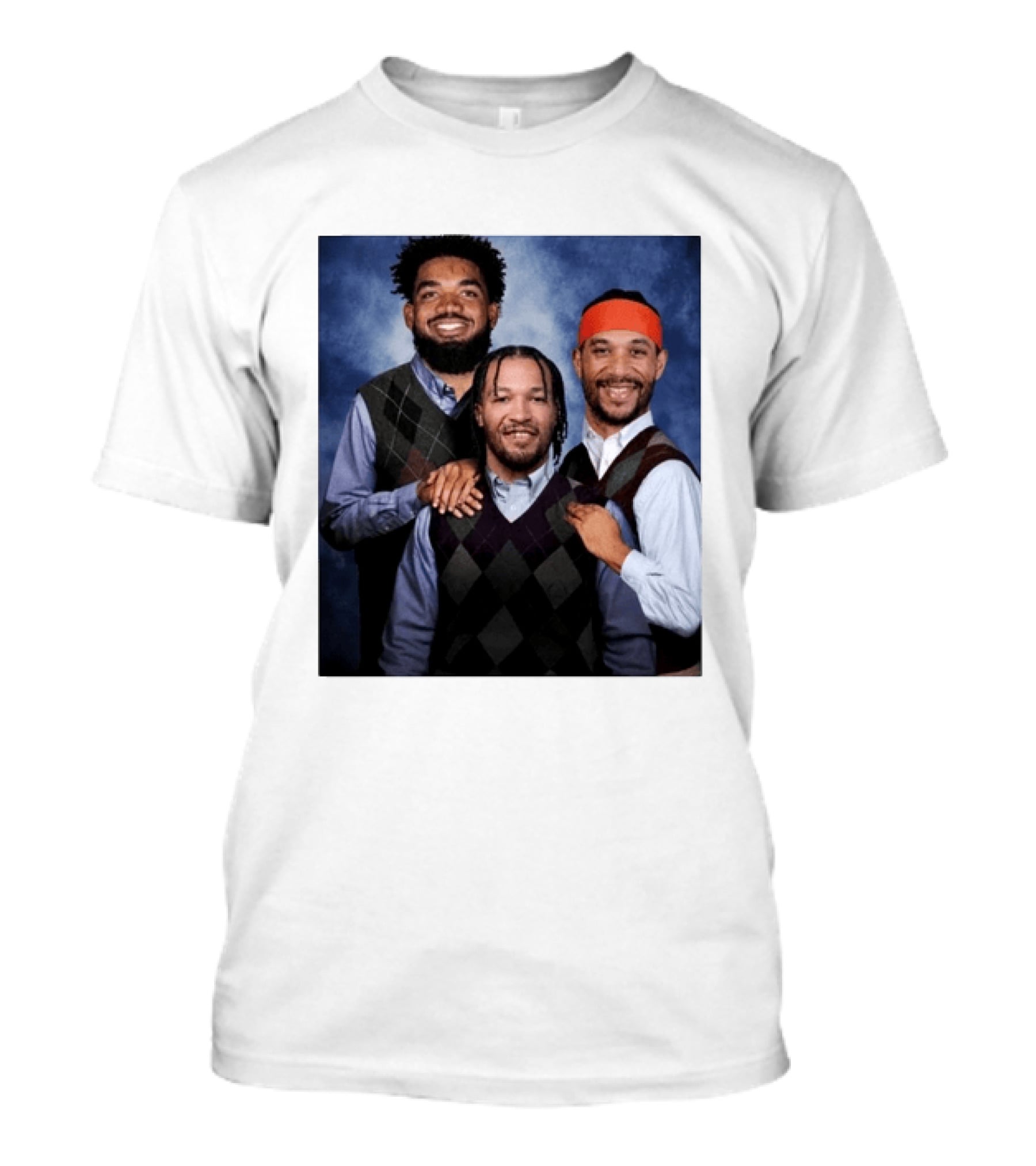 Karl Anthony Towns Jalen Brunson Josh Hart Step Brothers Argyle Sweater T-Shirt