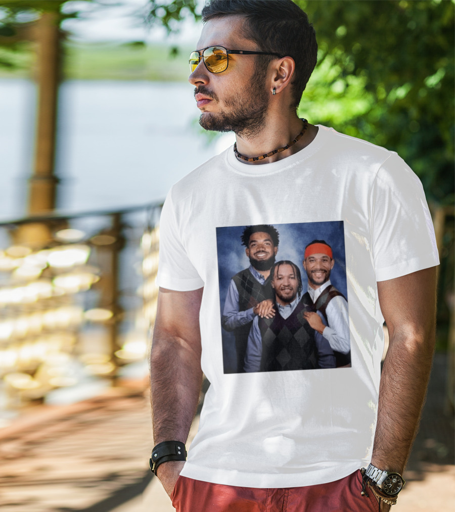 Karl Anthony Towns Jalen Brunson Josh Hart Step Brothers Argyle Sweater T-Shirt