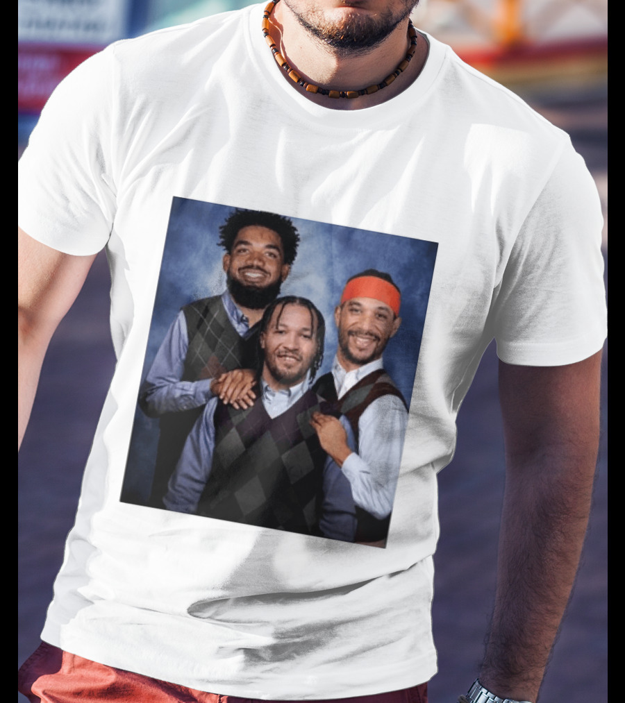 Karl Anthony Towns Jalen Brunson Josh Hart Step Brothers Argyle Sweater T-Shirt