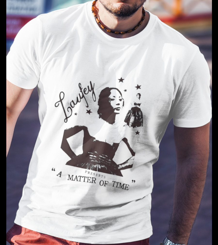 Laufey A Matter Of Time Features Retro Silhouette And Stars T-Shirt