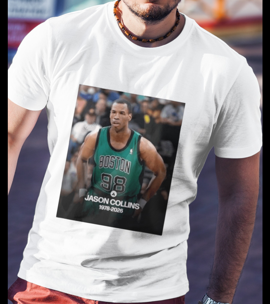Boston Jason Collins 1978 2026 98 Rest In Peace T-Shirt