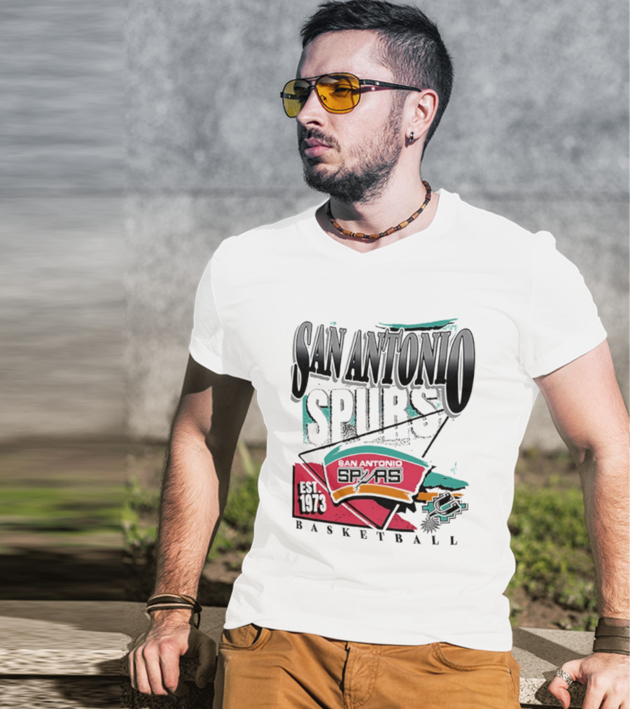 San Antonio Spurs Basketball Est 1973 T-Shirt