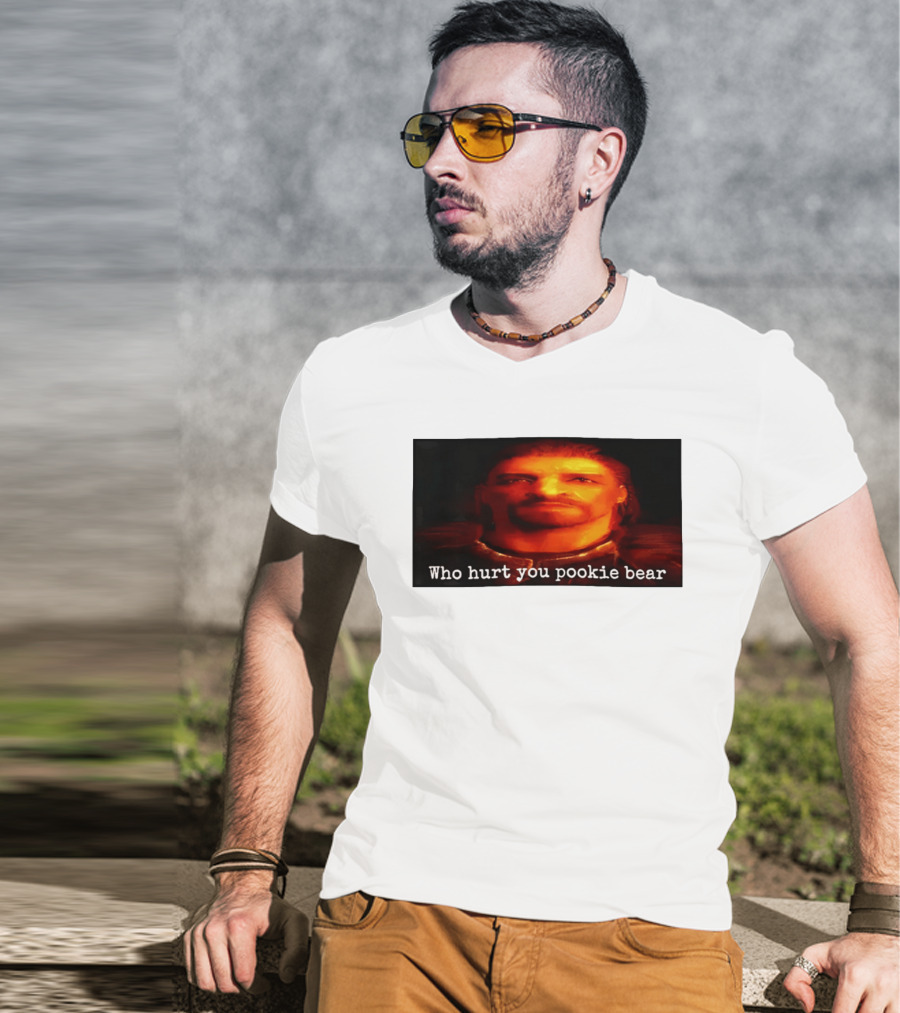 Who Hurt You Pookie Bear Video Game T-Shirt