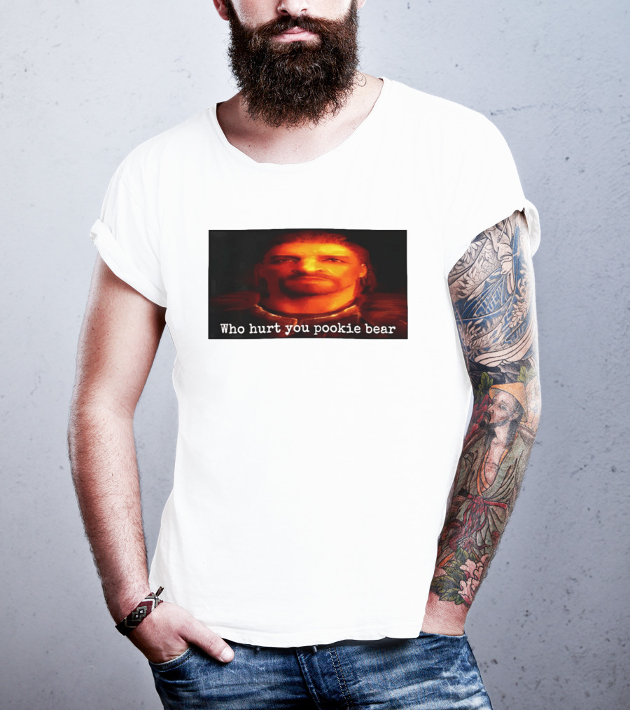 Who Hurt You Pookie Bear Video Game T-Shirt