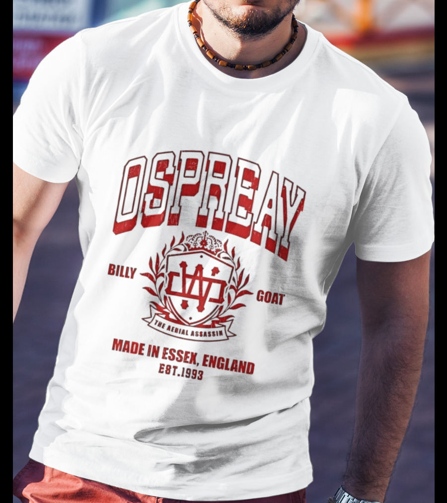 Ospreay Billy Goat The Aerial Assassin Made In Essex England Est 1993 T-Shirt