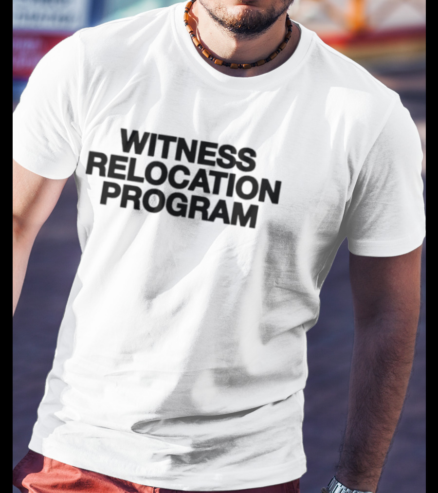 Witness Relocation Program Black T-Shirt
