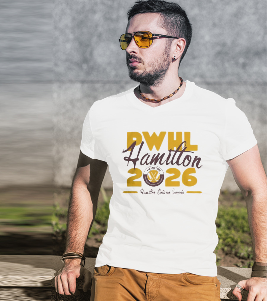 PWHL Hamilton 2026 Ontario Canada Hamilton Pour Enfants Stadium Essentials T-Shirt