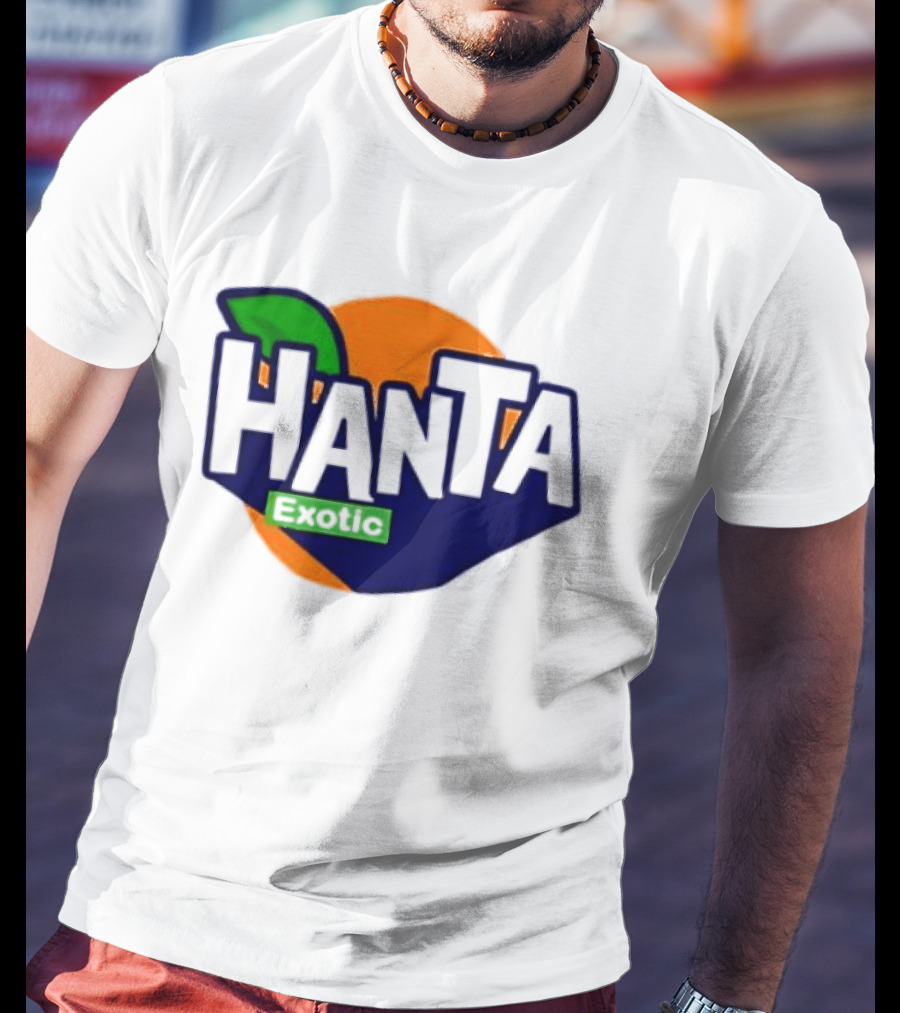 Hanta Exotic Fanta Leaf Orange T-Shirt