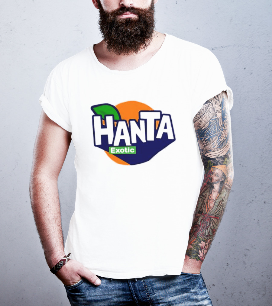 Hanta Exotic Fanta Leaf Orange T-Shirt