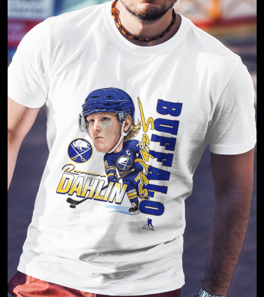 Rasmus Dahlin Captain Buffalo Sabres NHLPA Caricature T-Shirt
