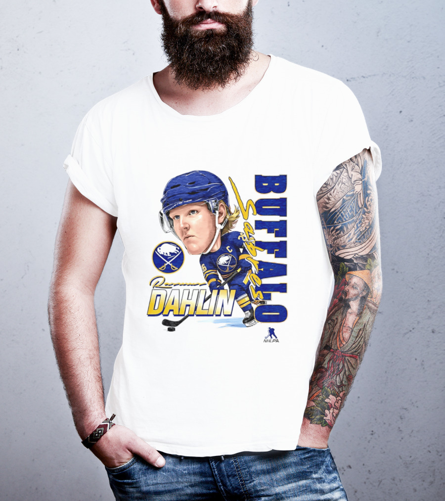 Rasmus Dahlin Captain Buffalo Sabres NHLPA Caricature T-Shirt