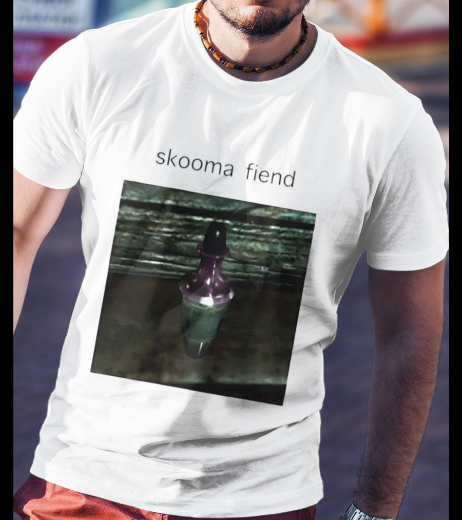 Skooma Fiend Skyrim Potion Character Reference T-Shirt
