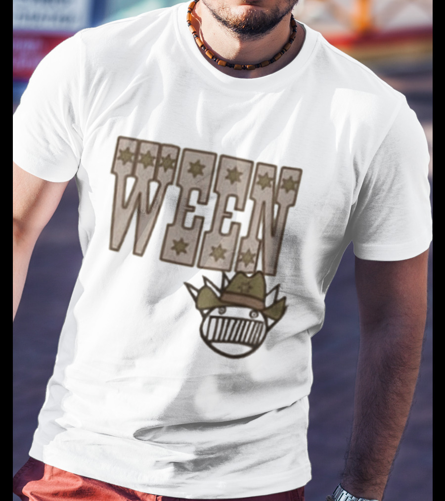 Ween 12 Golden Country Greats Tour Cowboy Hat Stars T-Shirt