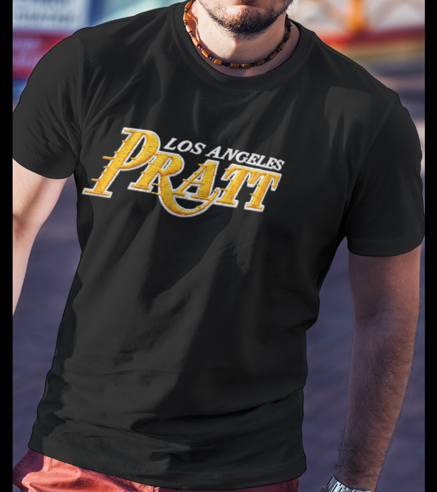Los Angeles Pratt 2026 Embroidered Yellow T-Shirt